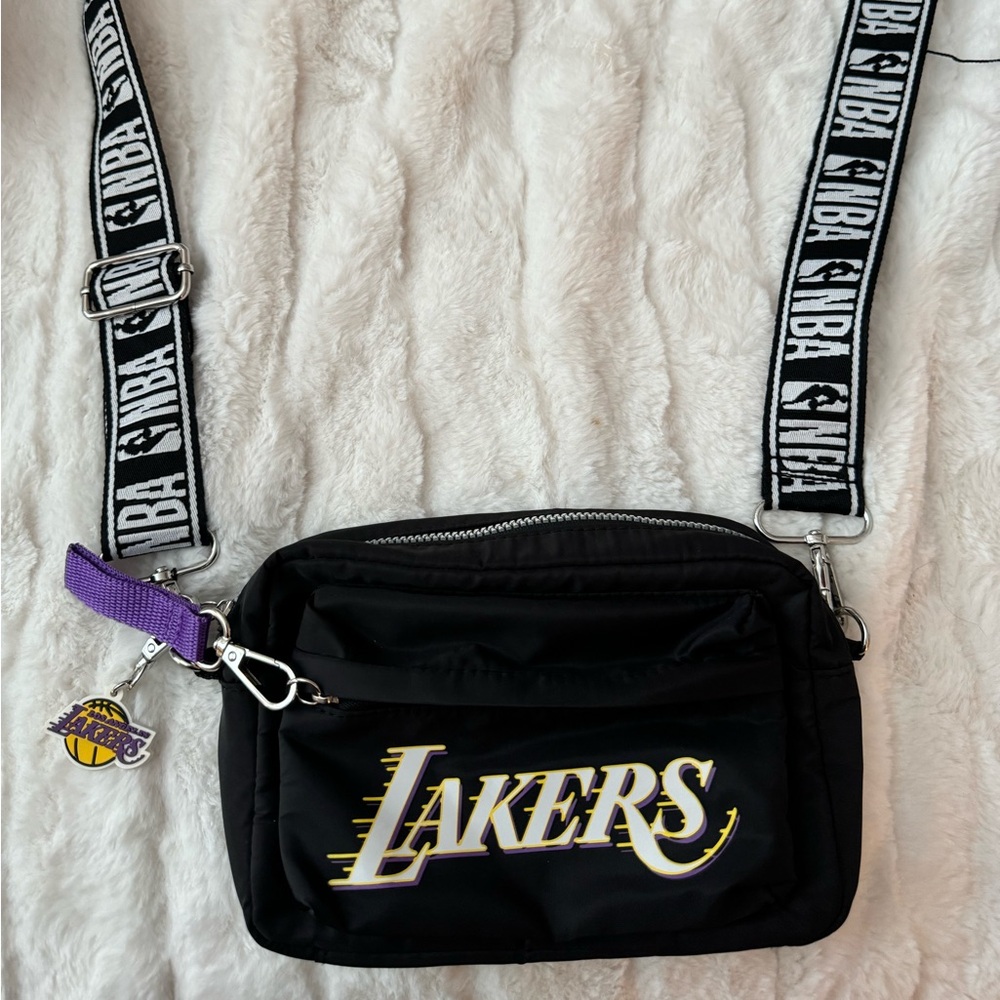 Lakers over shoulder mini bag